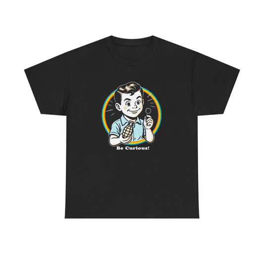 Be Curious Funny Grenade Graphic T Shirt NEW ADULT TEE VINTAGE