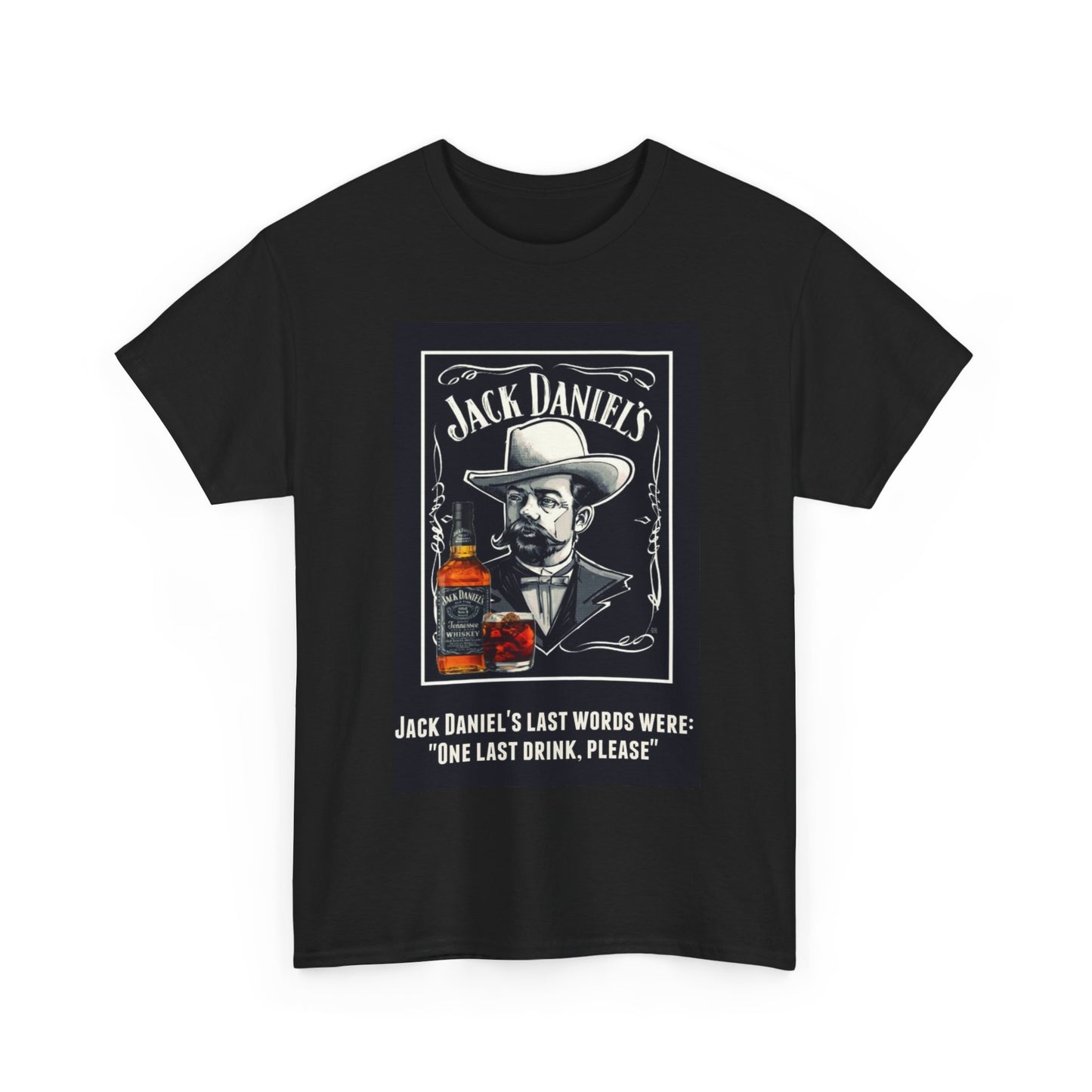 Jack Daniels Whiskey Tshirt Vintage Tennessee Graphic Unisex Heavy Cotton Tee 66