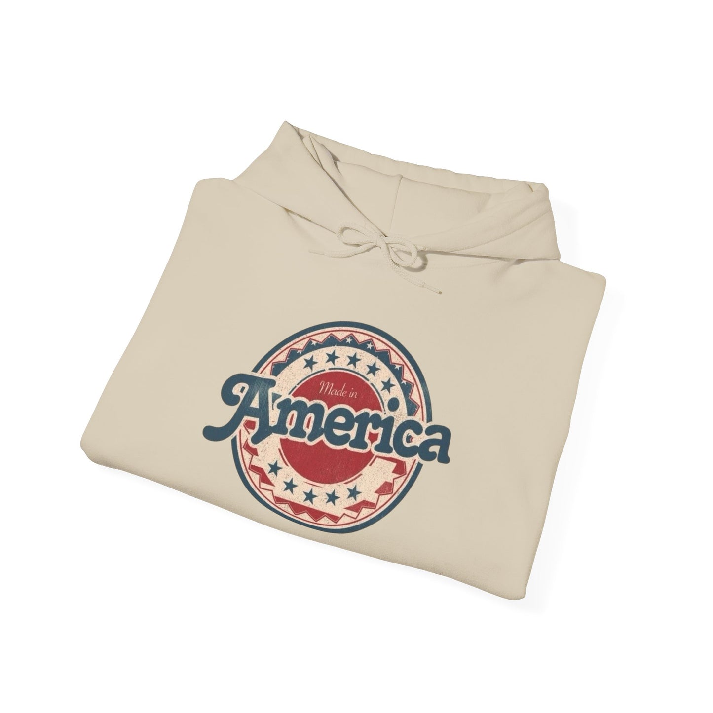 America Retro USA Freedom Graphic Hoodie Unisex Heavy Blend™ Hooded Sweatshirt