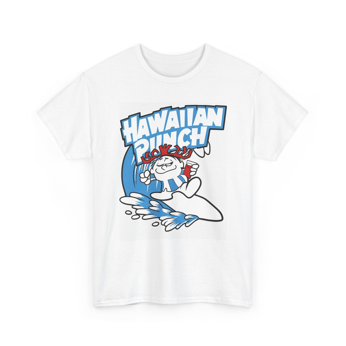 Hawaiian Fruit Punch Graphic T Shirt Retro Vintage Unisex Heavy Cotton Tee