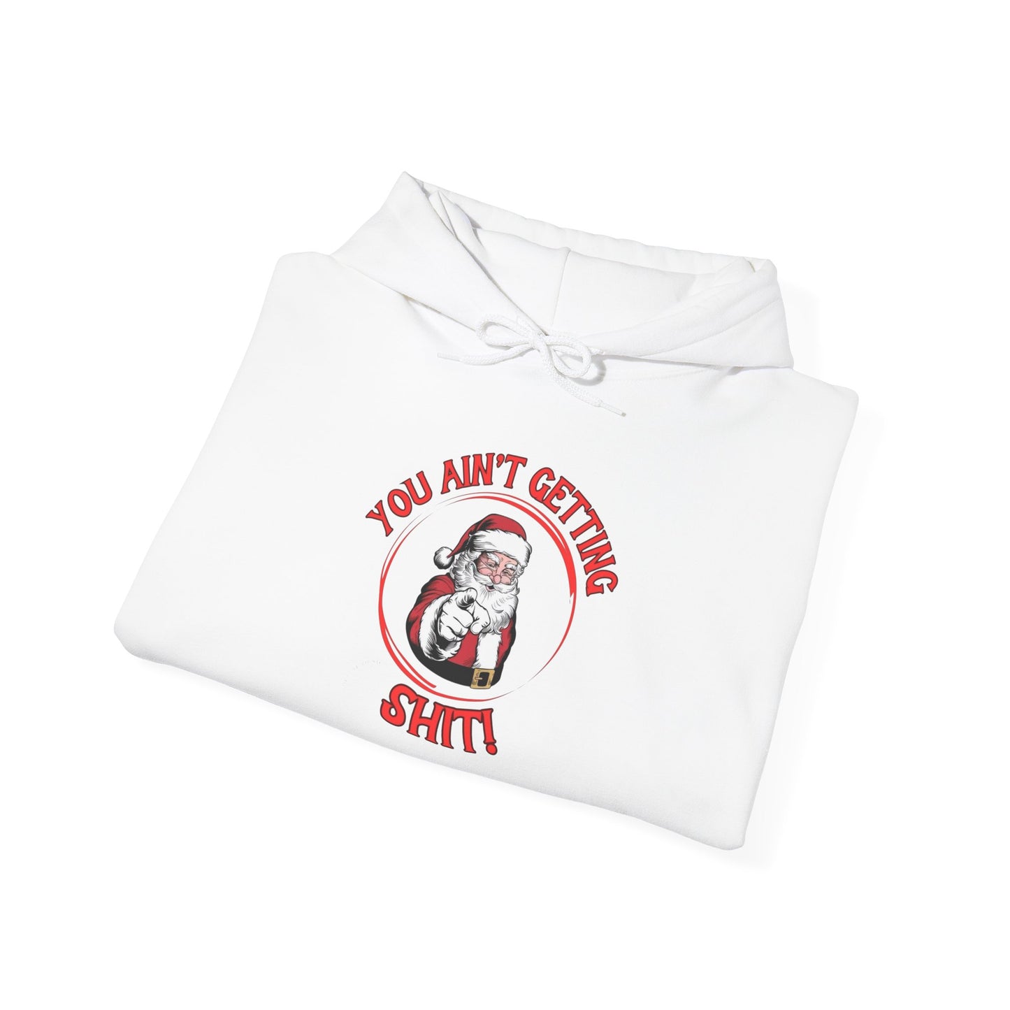 Funny Santa Jokes Humor Graphic Hoodie Unisex Heavy Blend™ Hooded Sweatshirt