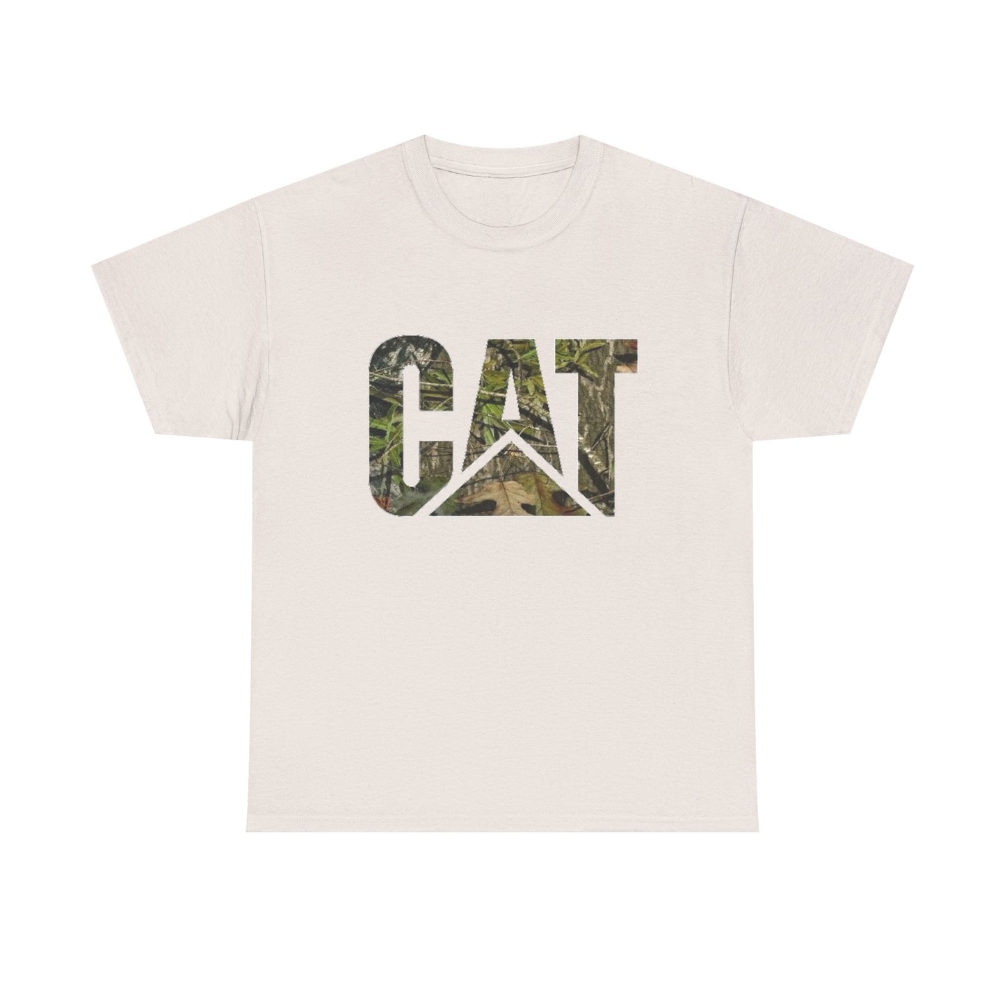 CAT Camo Diesel Equipment Graphic T Shirt Unisex Heavy Cotton Tee NEW