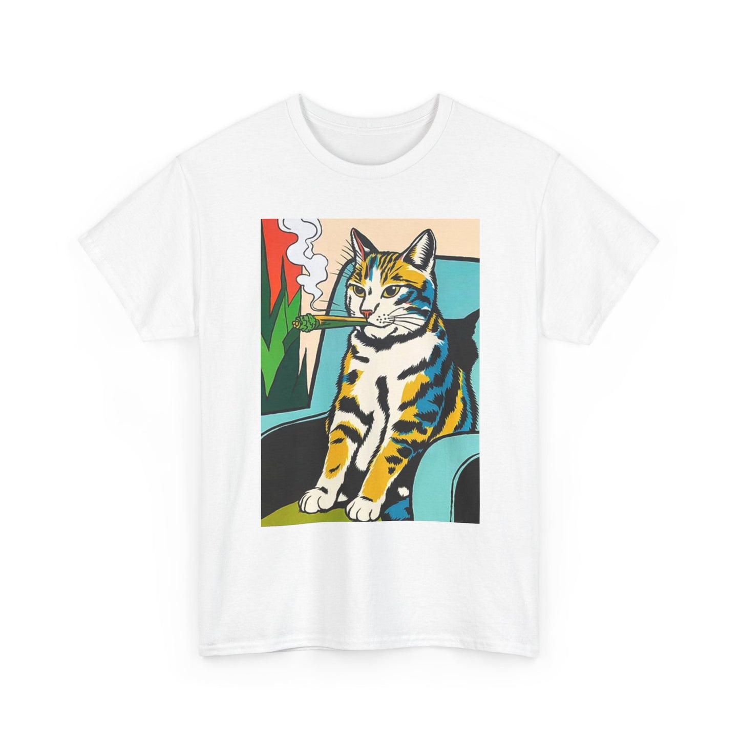 Cat Nip T Shirt Funny Pot Joint Graphic Kittens Unisex Heavy Cotton Tee