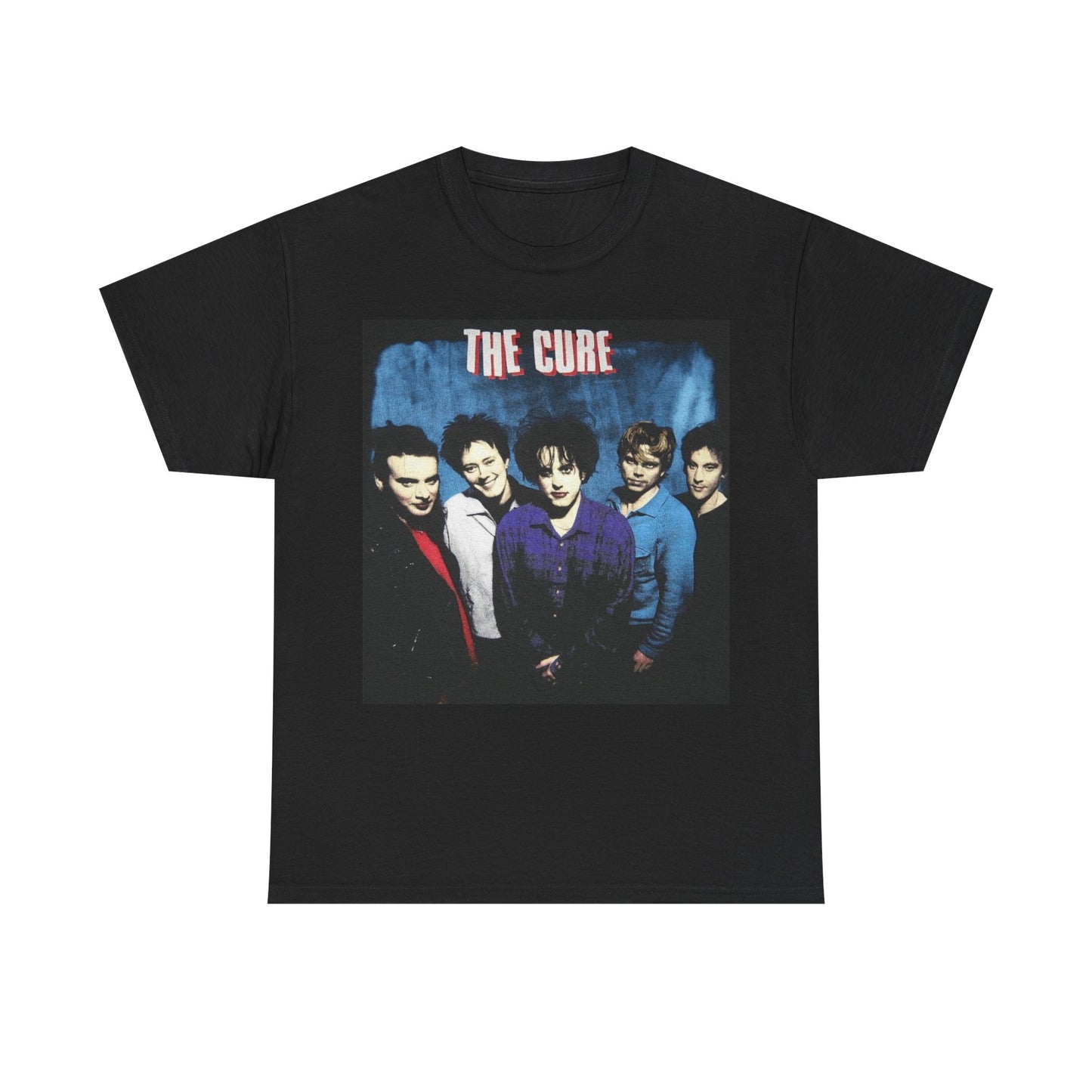 The Cure Tshirt Vintage album art rock retro 90s emo Unisex Heavy Cotton Tee