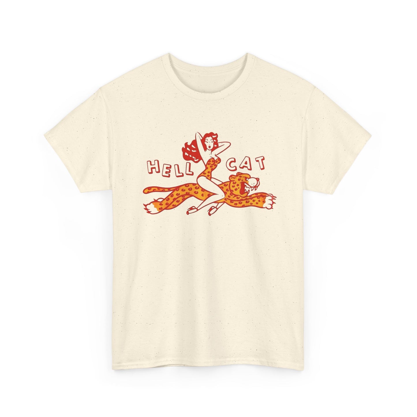 Hellcat Vintage Graphic T Shirt Unisex Heavy Cotton Tee NEW Gift