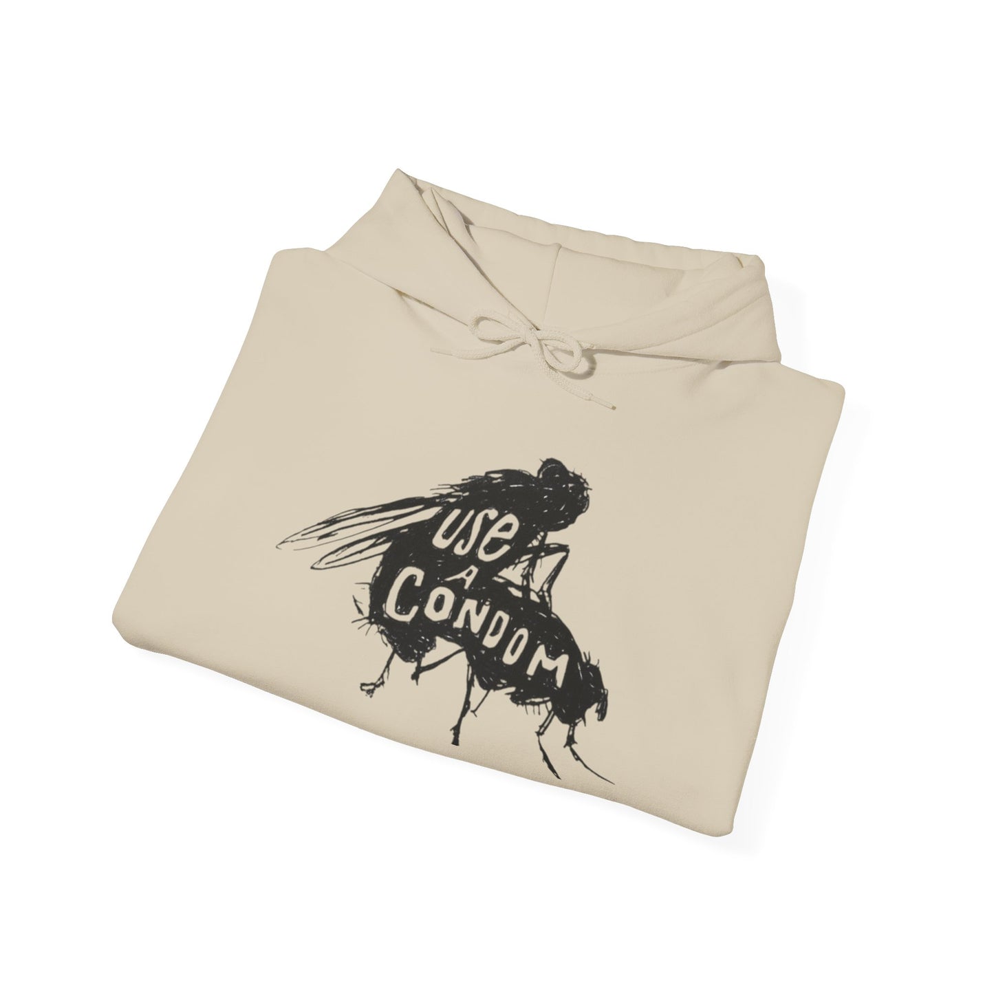 Use A Condom Funny Graphic Hoodie Unisex Heavy Blend™ Hooded Sweatshirt