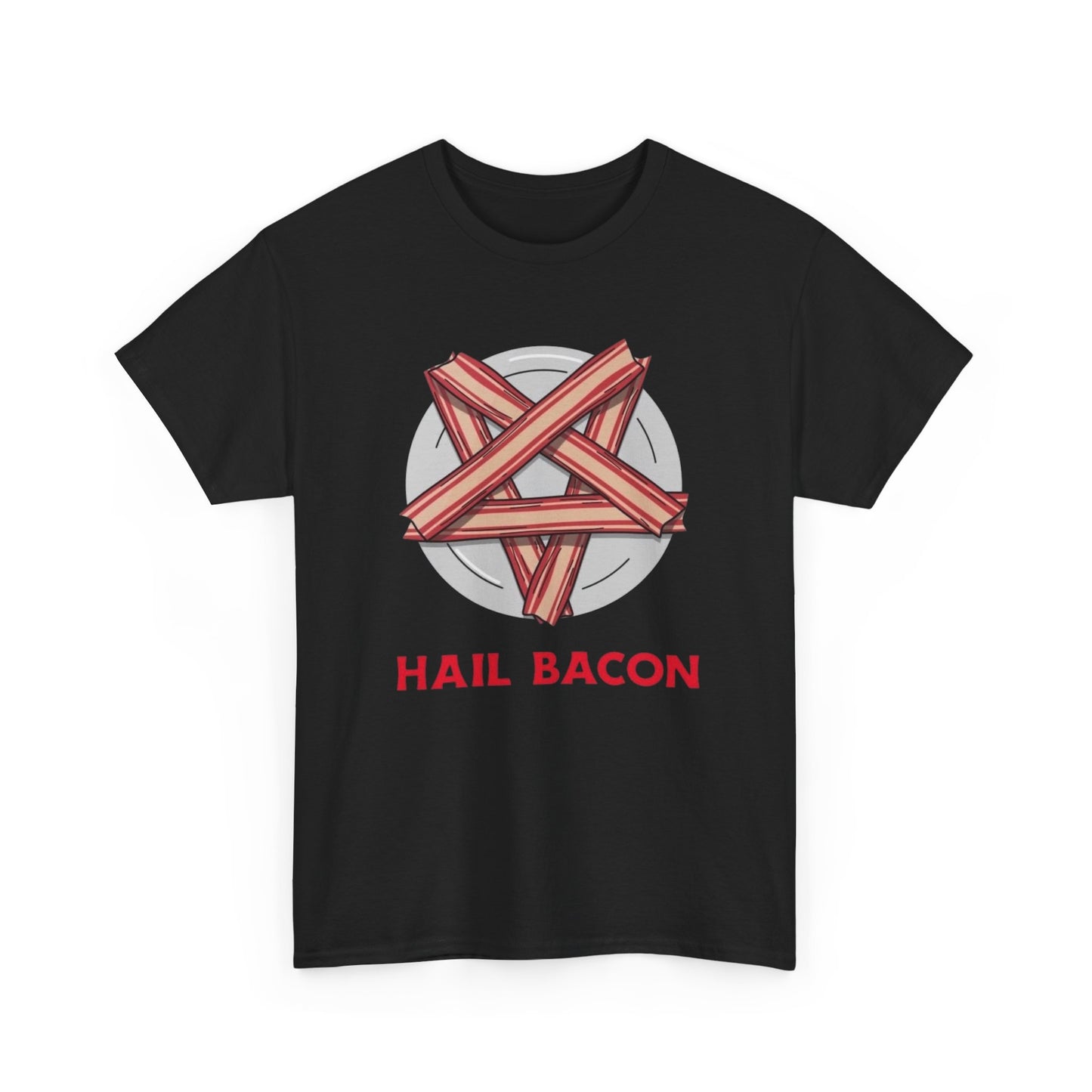 Hail Bacon Funny T Shirt Graphic Unisex Heavy Cotton Tee NEW GIFT