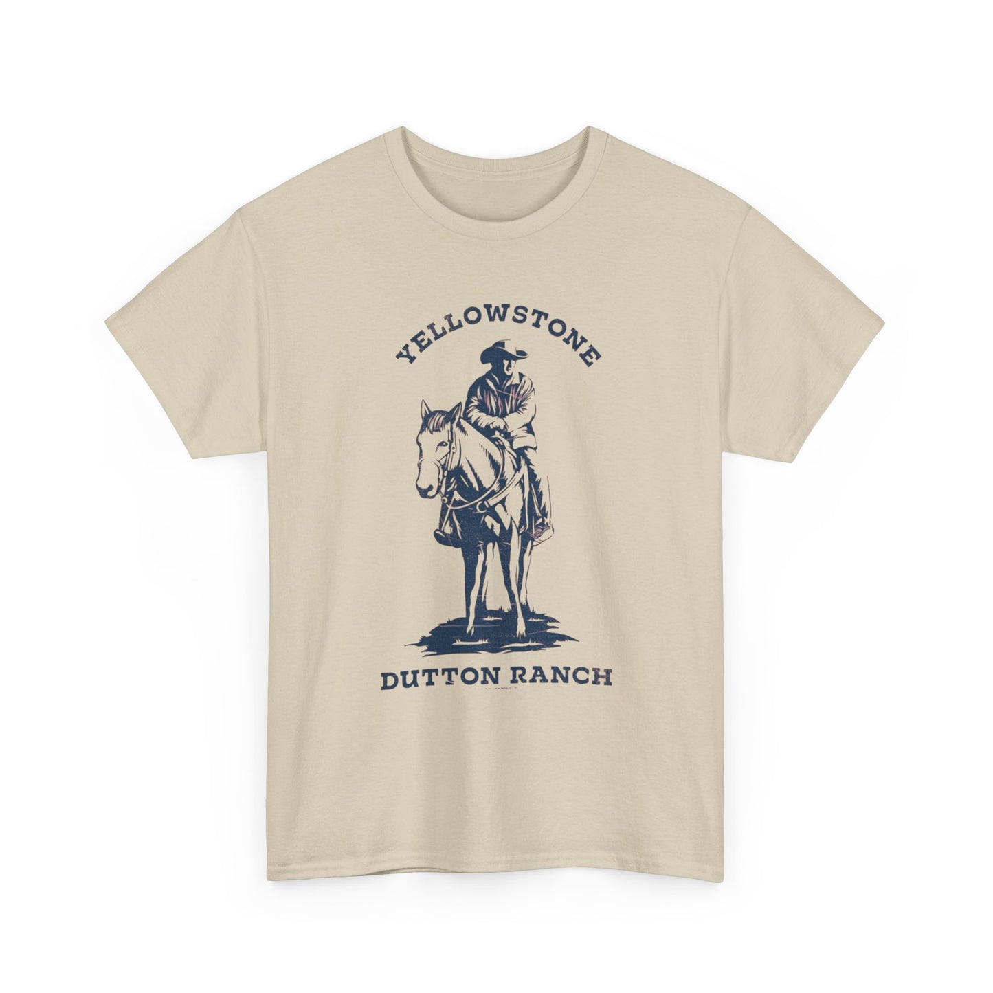 Yellowstone Dutton Ranch Vintage Graphic T Shirt Unisex Heavy Cotton New Gift
