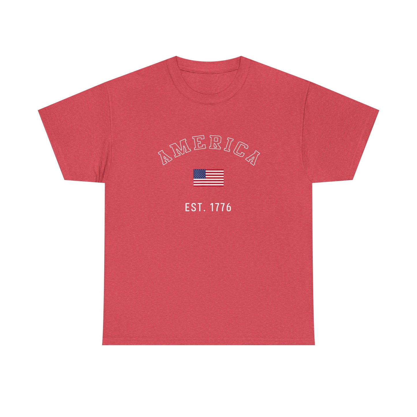 America EST 1776 Graphic T Shirt ADULT NEW