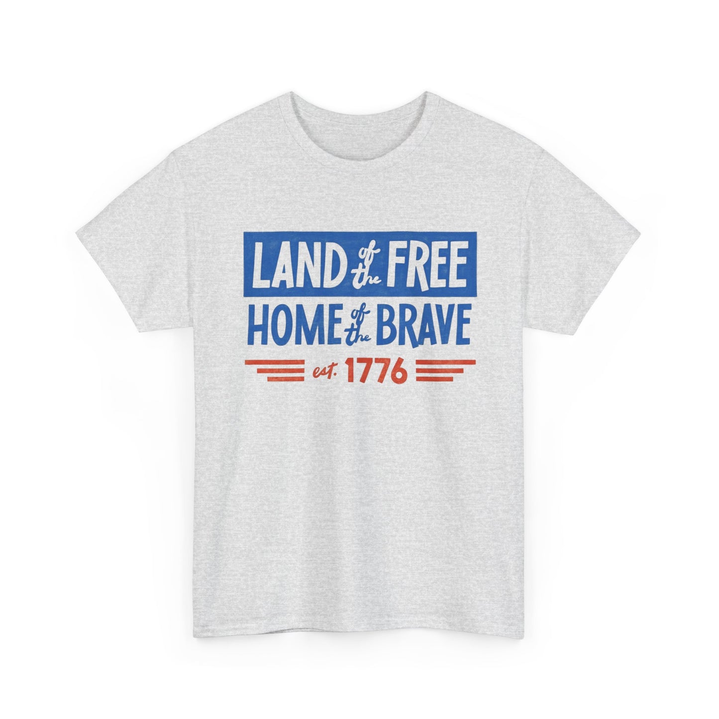 USA Land Of The Free 1776 Graphic T Shirt NEW ADULT TEE VINTAGE