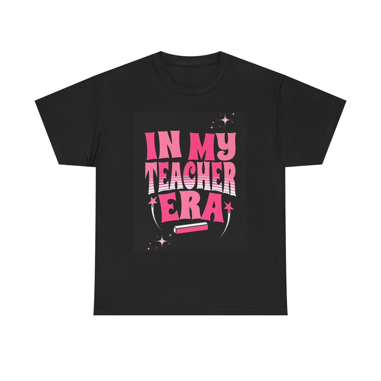 In My Teacher Era Graphic T Shirt Funny Unisex Heavy Cotton Tee