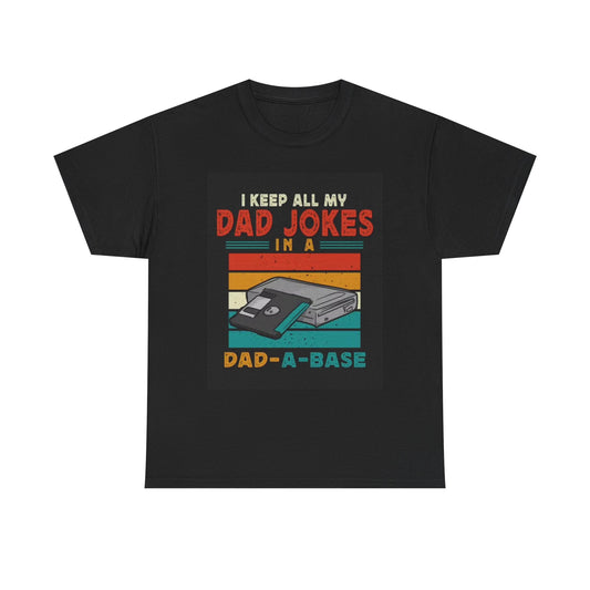 I Keep My Dad Jokes Funny Graphic T Shirt Retro Vintage Unisex Heavy Cotton Tee