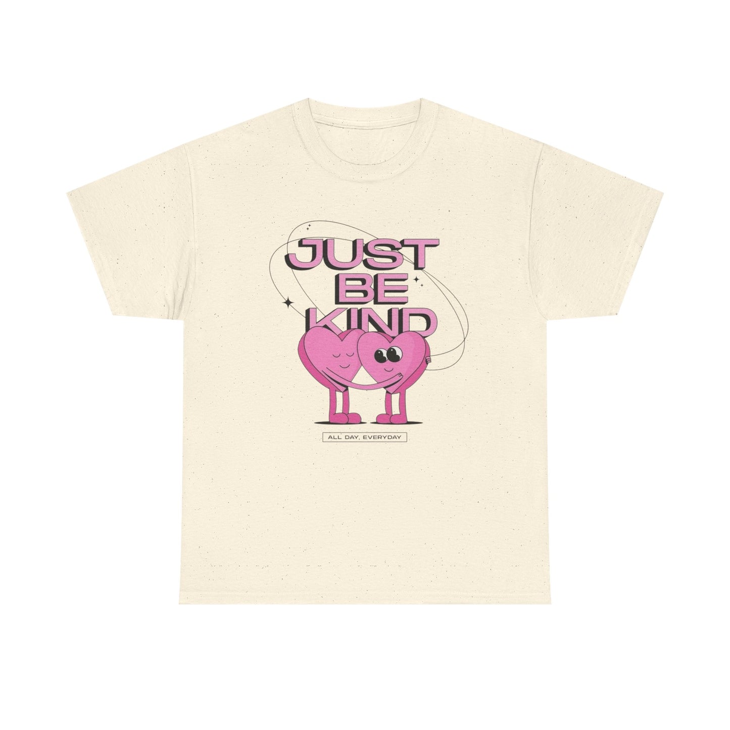 Just Be Kind Retro Graphic T Shirt Unisex Heavy Cotton Tee