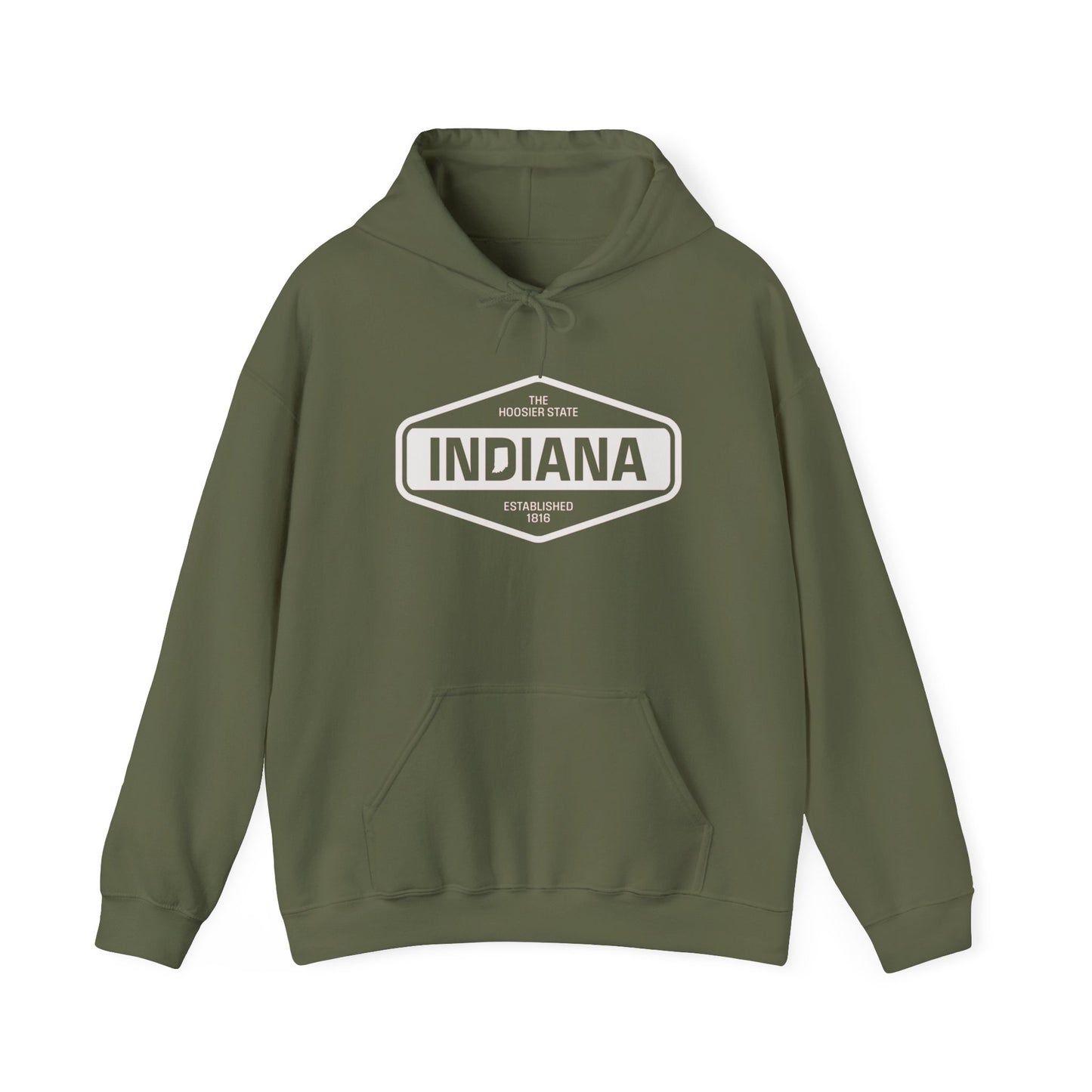 Indiana The Hoosier State Hoodie NEW ADULT Unisex Hooded Sweatshirt