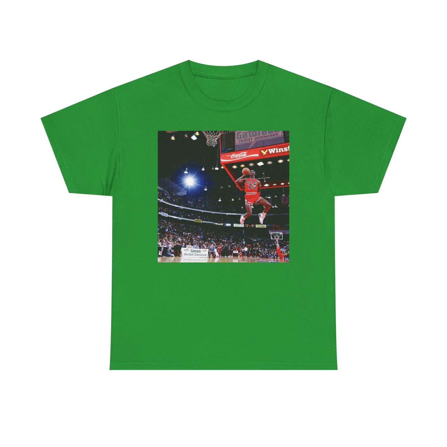 Michael Jordan Graphic T Shirt Retro Dunk Contest Unisex Heavy Cotton Tee