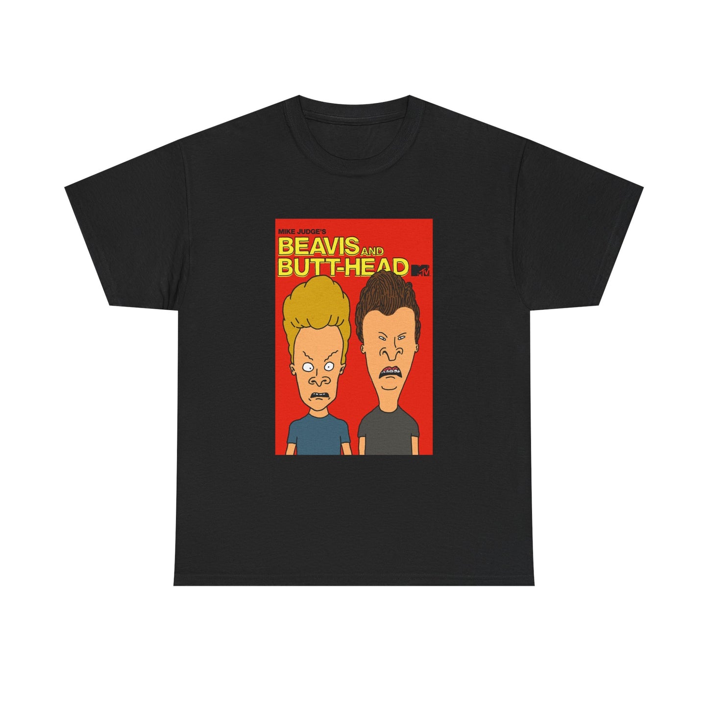 Beavis And Butthead Tshirt Comedy Tv Series Retro MTV Poster Unisex Heavy Cotton