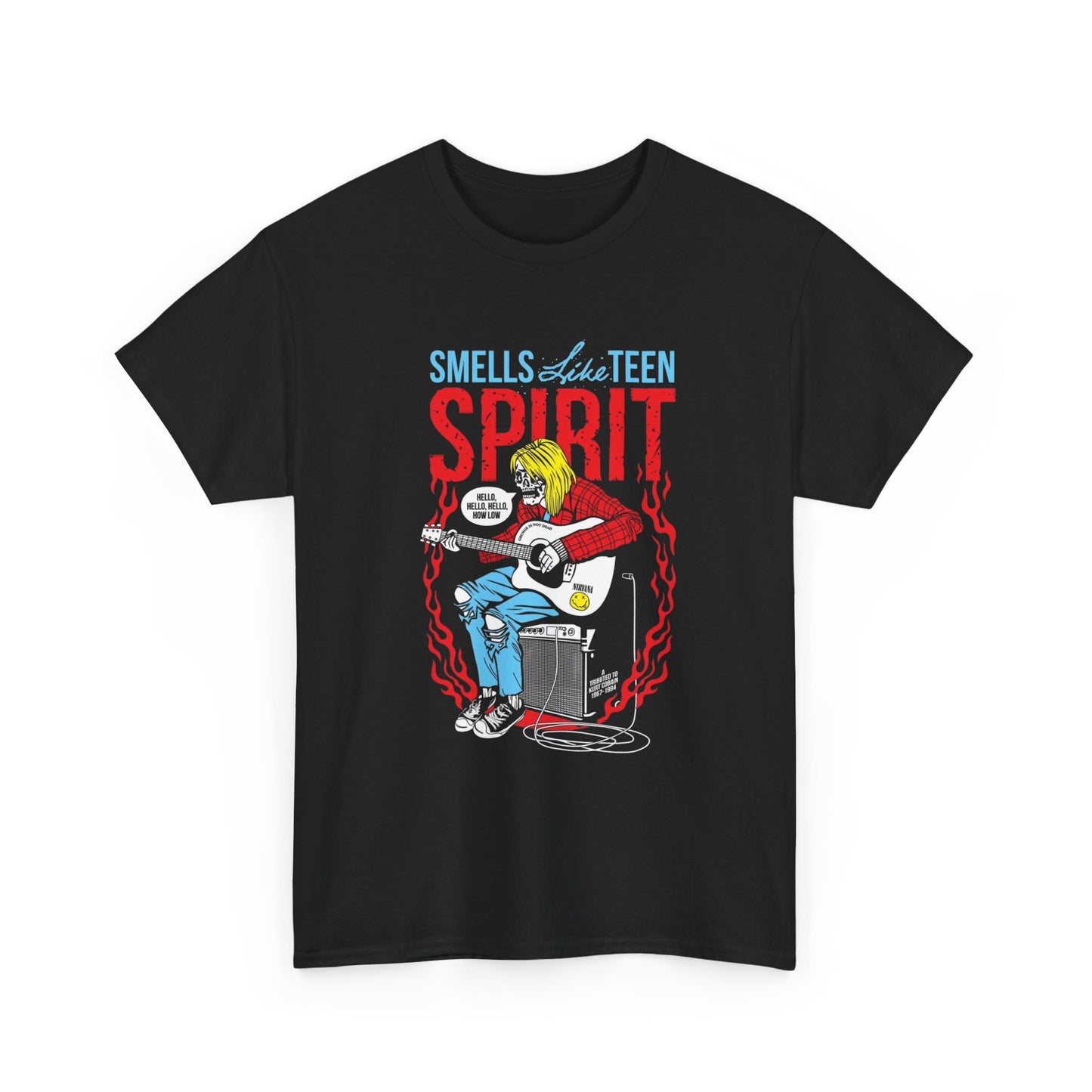 Smells Like Teen Spirit Nirvana Cobain Graphic T Shirt NEW ADULT Tee