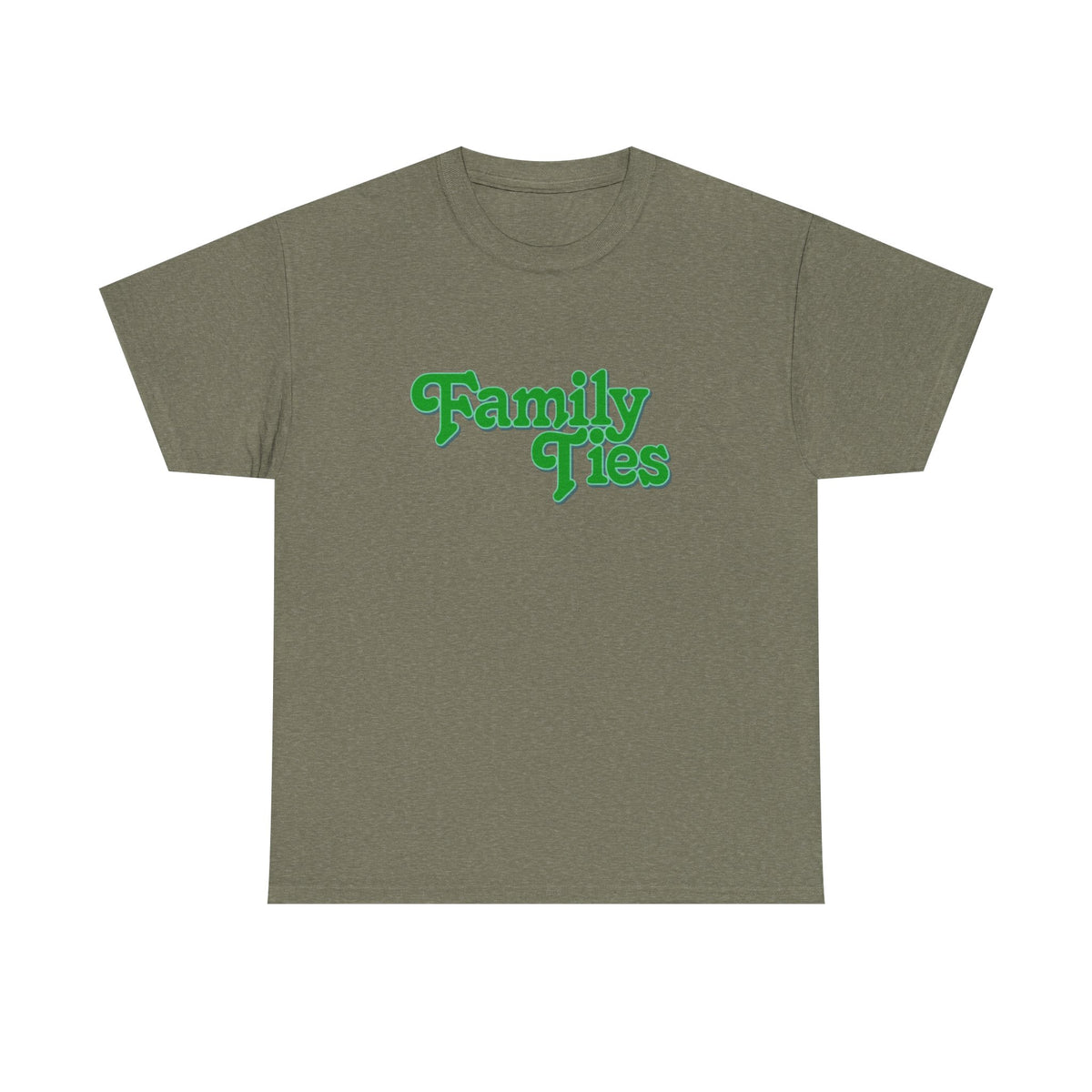 Family Ties Graphic T Shirt Vintage Retro Tv Series Unisex Heavy Cotton Tee