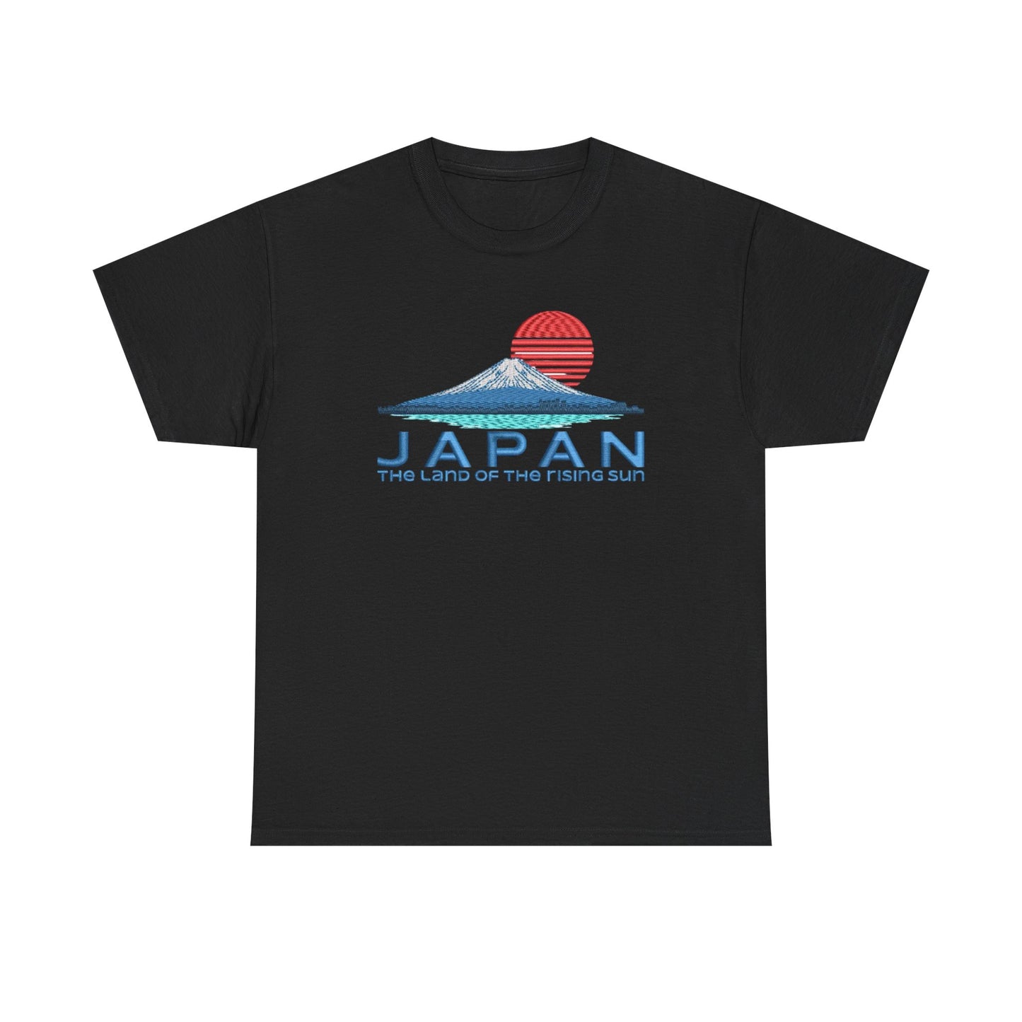 Japan Land Of The Rising Sun Graphic T Shirt NEW Unisex Heavy Cotton Tee