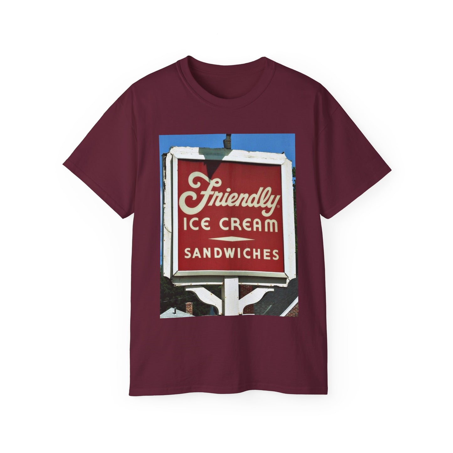 Friendlys ice cream T-shirt vintage New England restaurant chef Ultra Cotton Tee