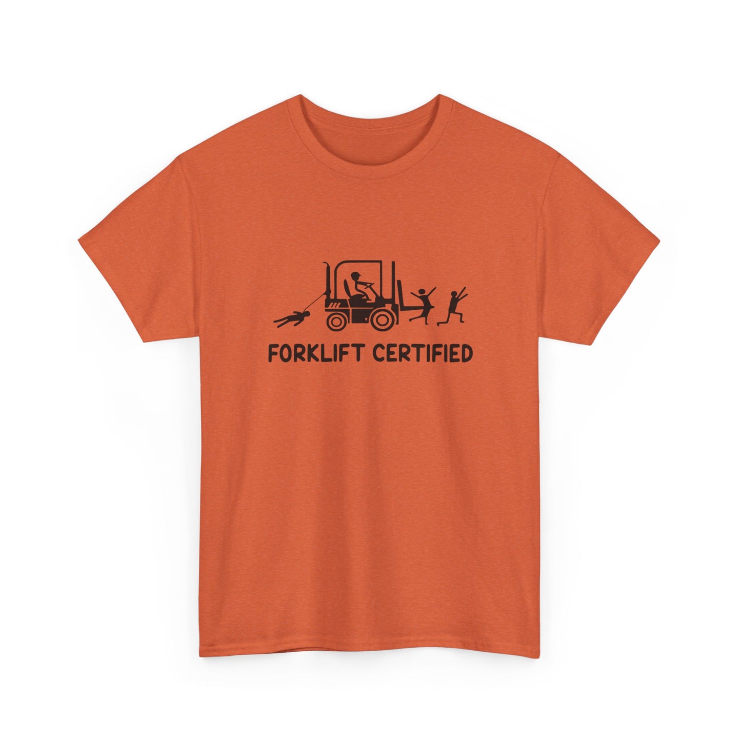Forklift Certified Funny Graphic T Shirt NEW ADULT Tee