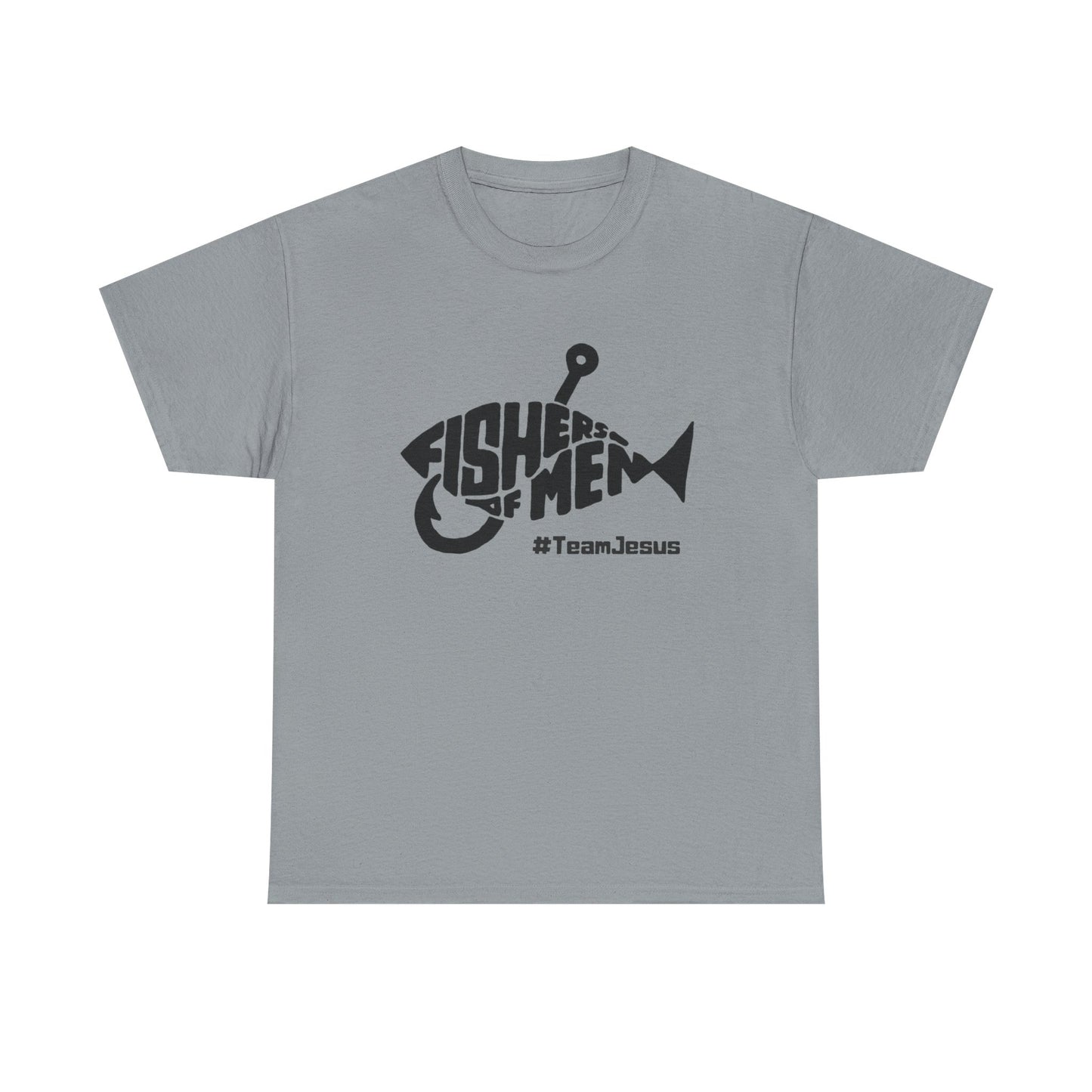 Fisherman Team Jesus Fish Graphic T Shirt NEW GIFT Unisex Heavy Cotton Tee