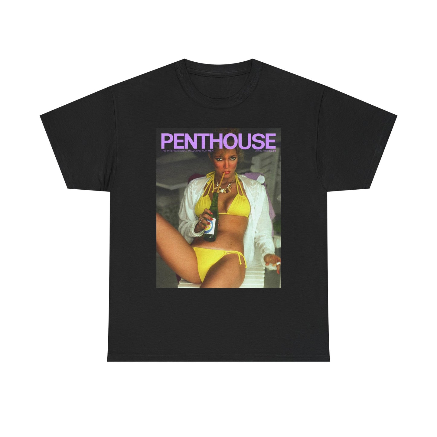 Penthouse Magazine Graphic T Shirt Vintage Heavy Cotton Tee