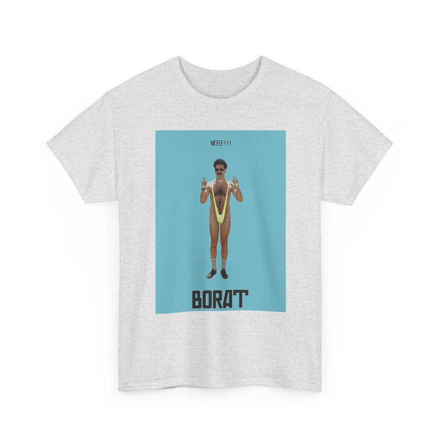 Borat Graphic T Shirt Comedy Movie Very Nice Unisex Heavy Cotton Tee