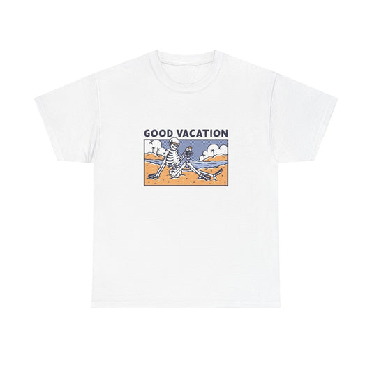 Good Vacation Vintage Graphic T Shirt Unisex Heavy Cotton Tee New Gift