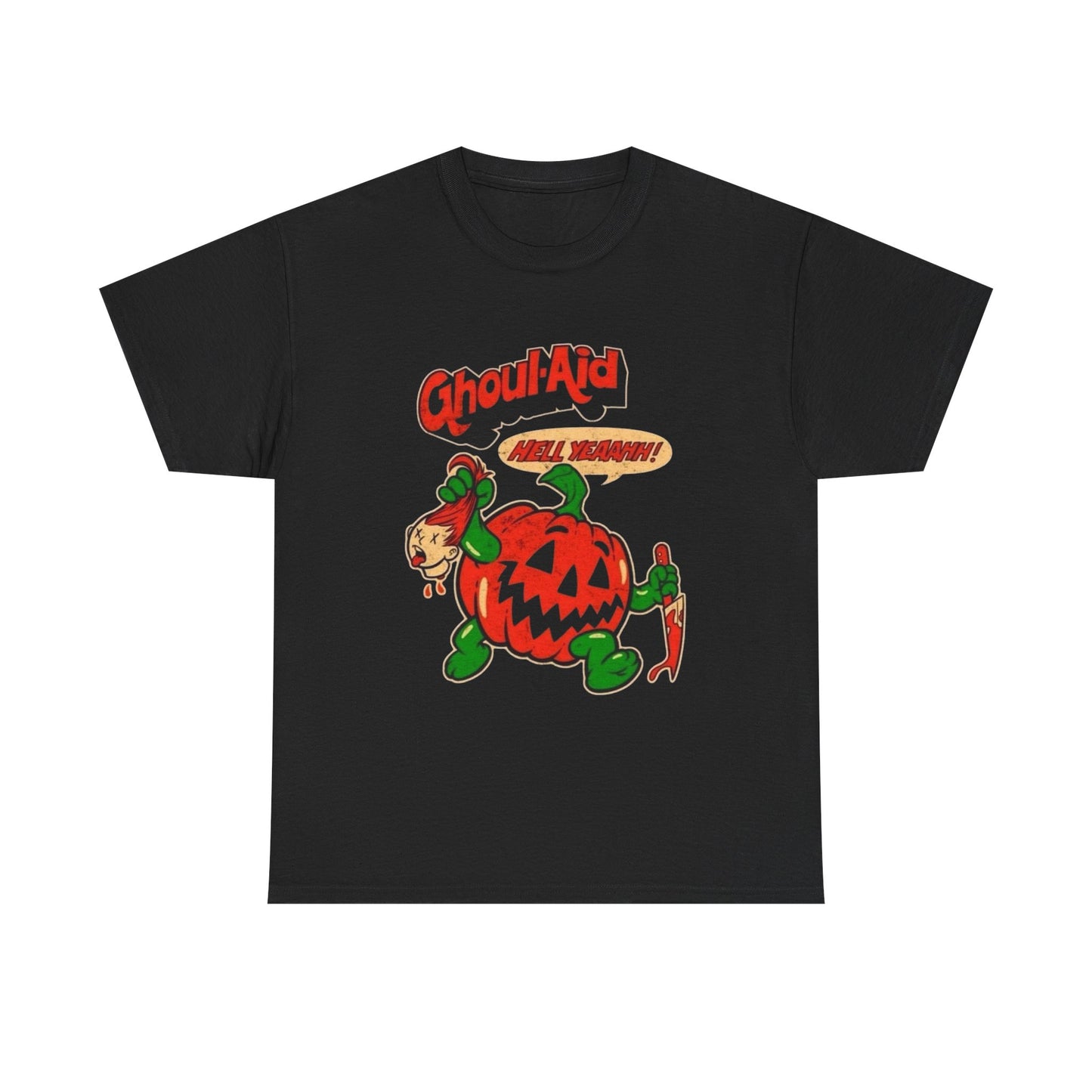 Ghoul Aid Halloween Graphic T Shirt Unisex Heavy Cotton Tee
