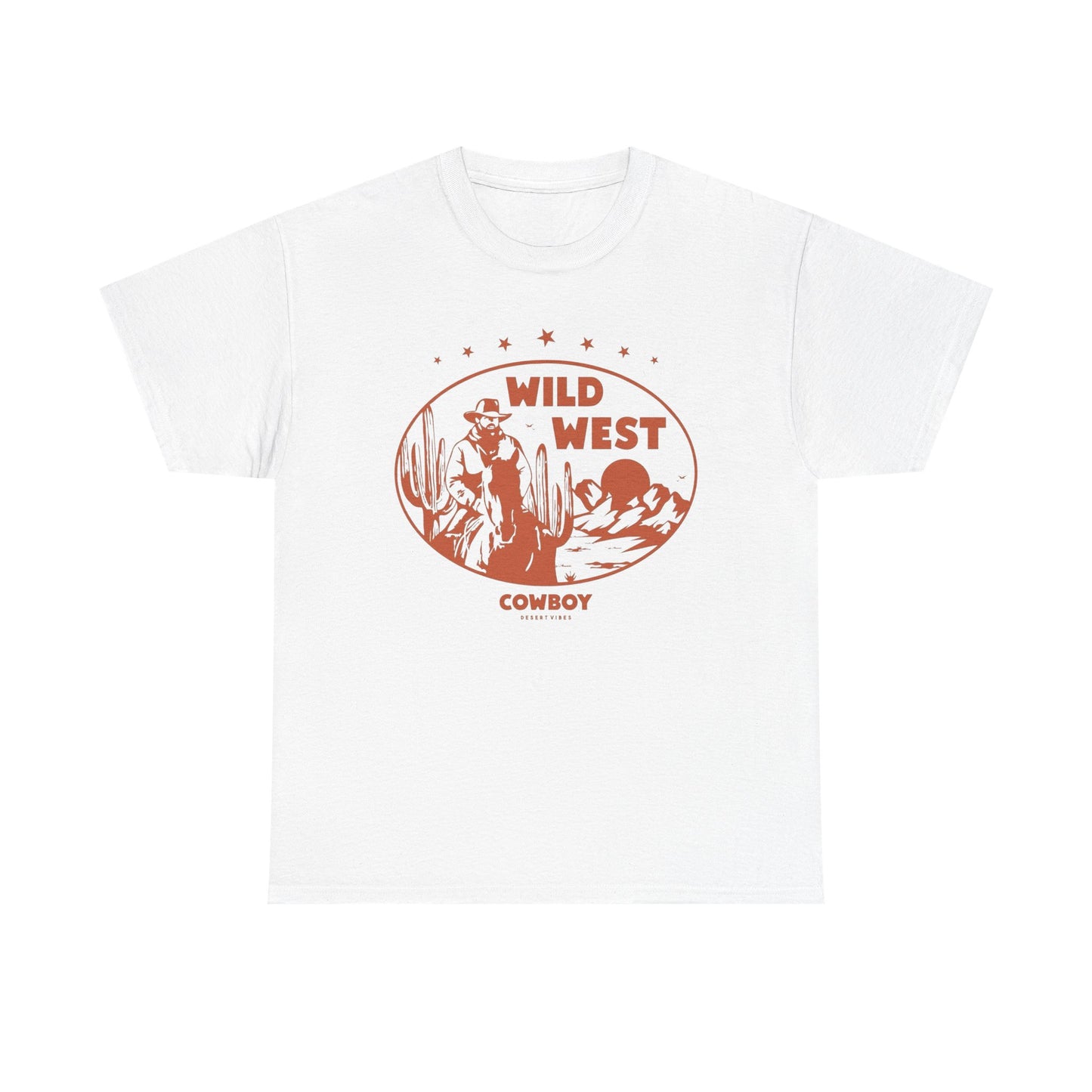 Wild West Cowboys Graphic T Shirt NEW ADULT TEE Cotton