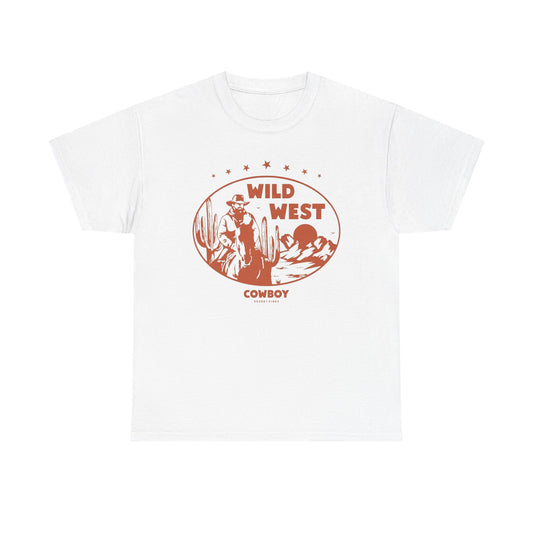 Wild West Cowboys Graphic T Shirt NEW ADULT TEE Cotton