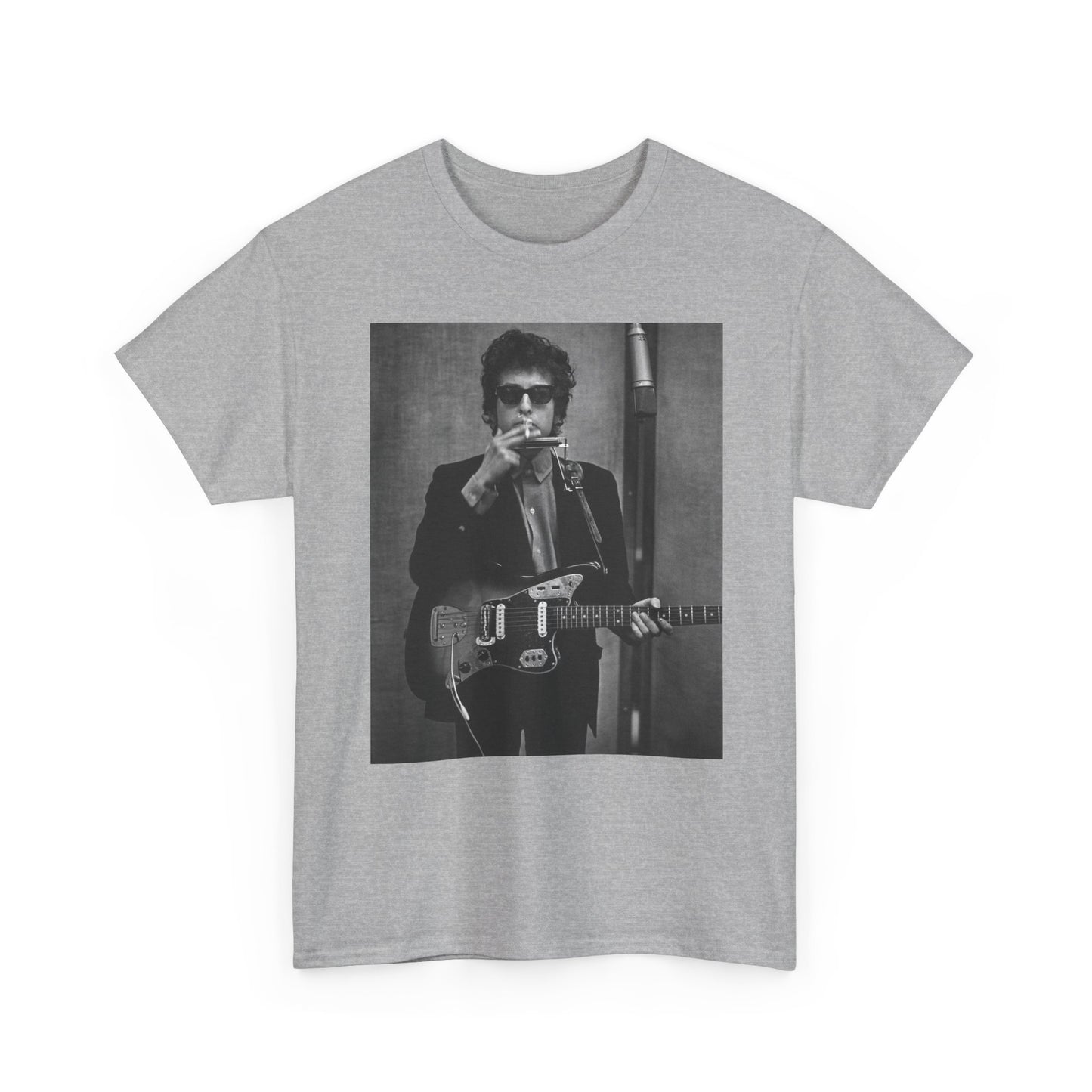 Bob Dylan T-shirt vintage classic rock retro art Unisex Heavy Cotton Tee