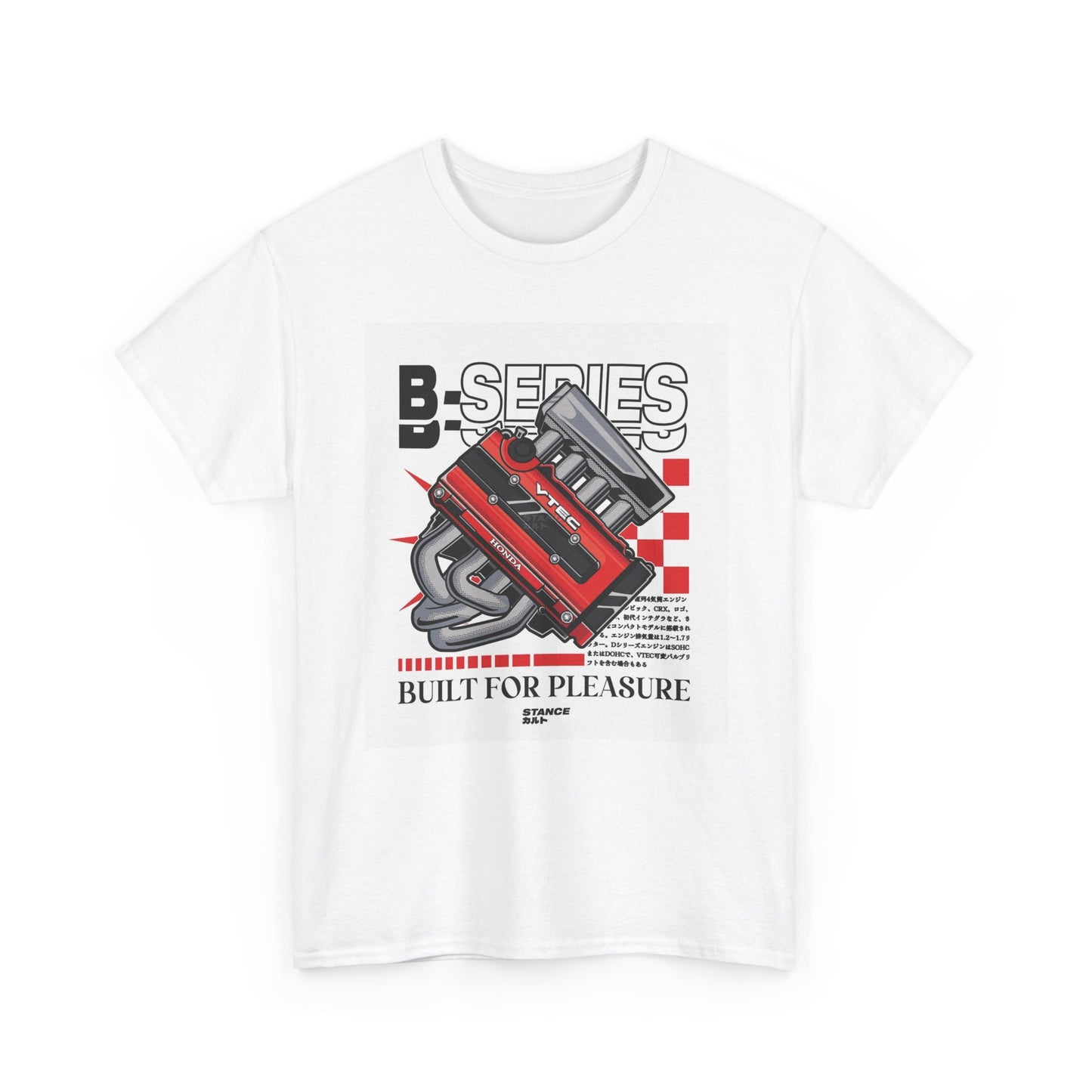 B series V Tech Motor JDM Graphic T Shirt Unisex Heavy Cotton Tee Gift Vintage