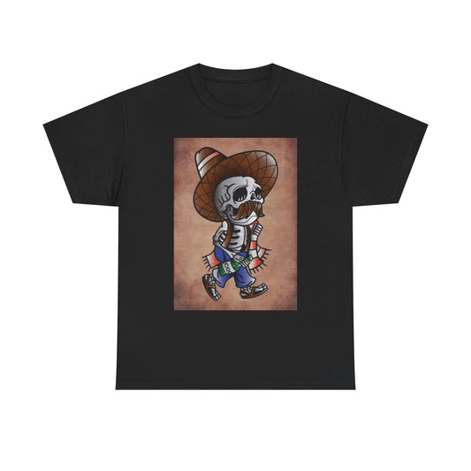 Day Of The Dead Tee, Vintage Art Graphic T-Shirt, Unisex Cotton Shirt, Dia De 1