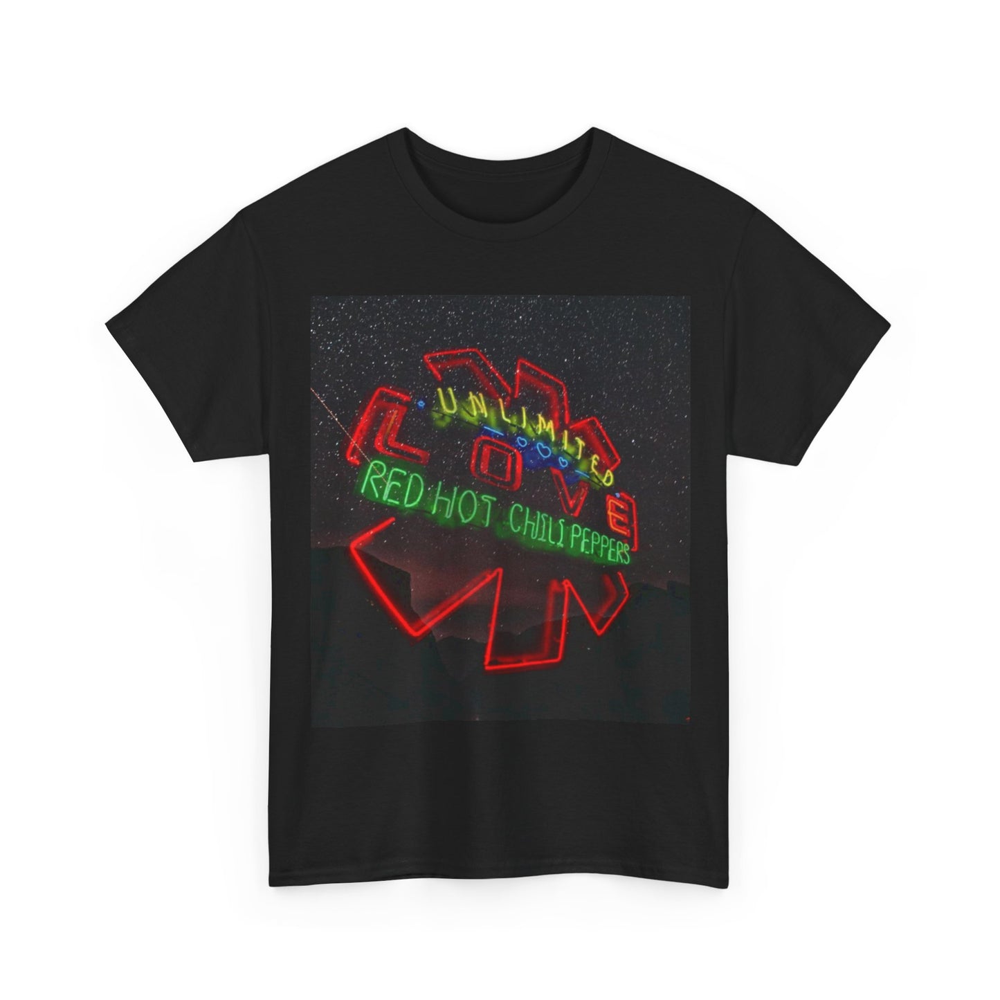 Red Hot Chili Peppers shirt space art vintage retro tour Unisex Heavy Cotton Tee