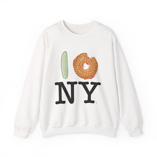 I Love New York Bagels Sweater NEW Unisex Heavy Blend™ Crewneck Sweatshirt