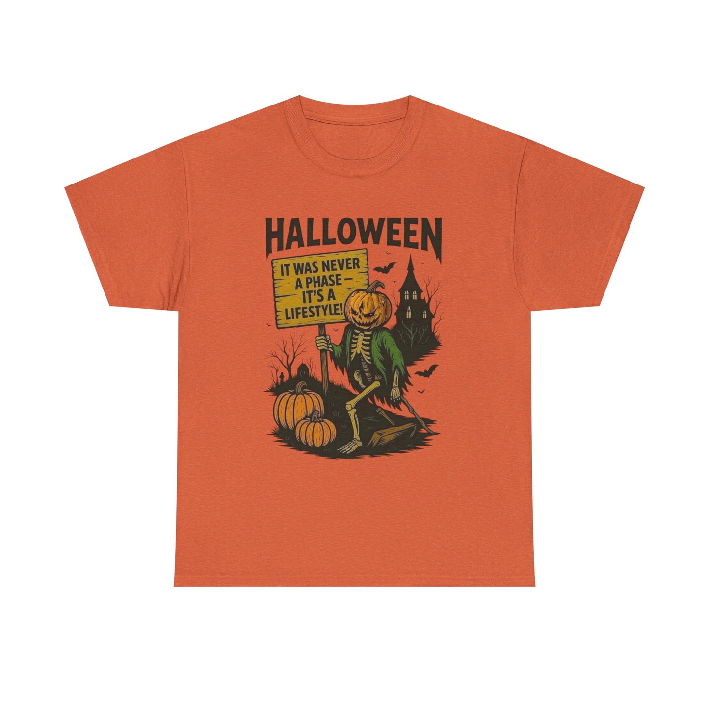 Funny Halloween Graphic T Shirt Heavy Cotton Tee NEW ADULT UNISEX
