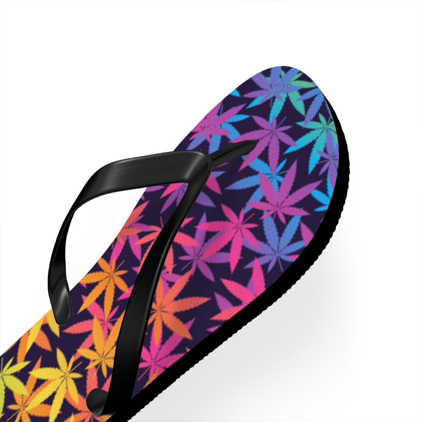 WAVES And SUN Co Sandals Marijuana - Flip Flops -Slides Summer Beach BRAND NEW
