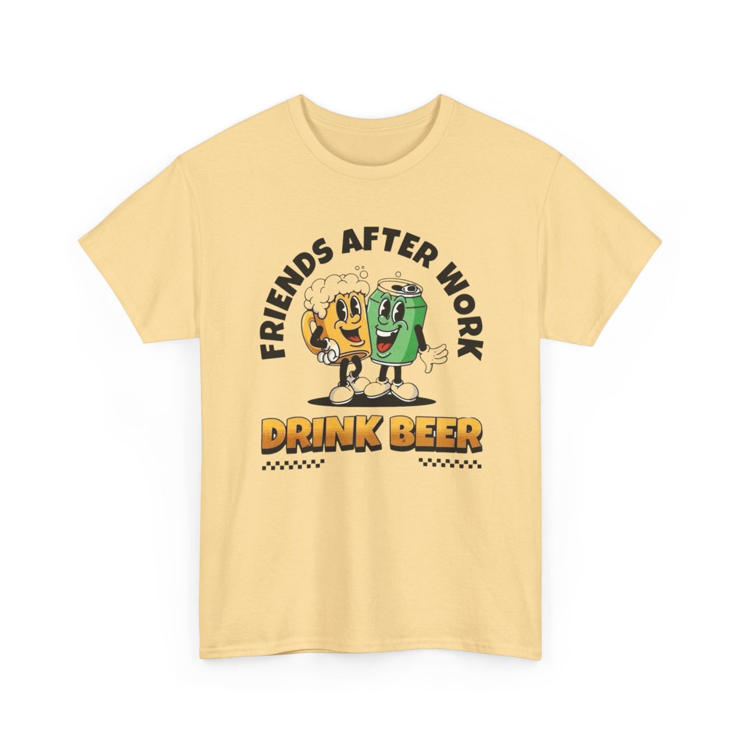Friends After Work Drink Beer Graphic T Shirt ADULT NEW
