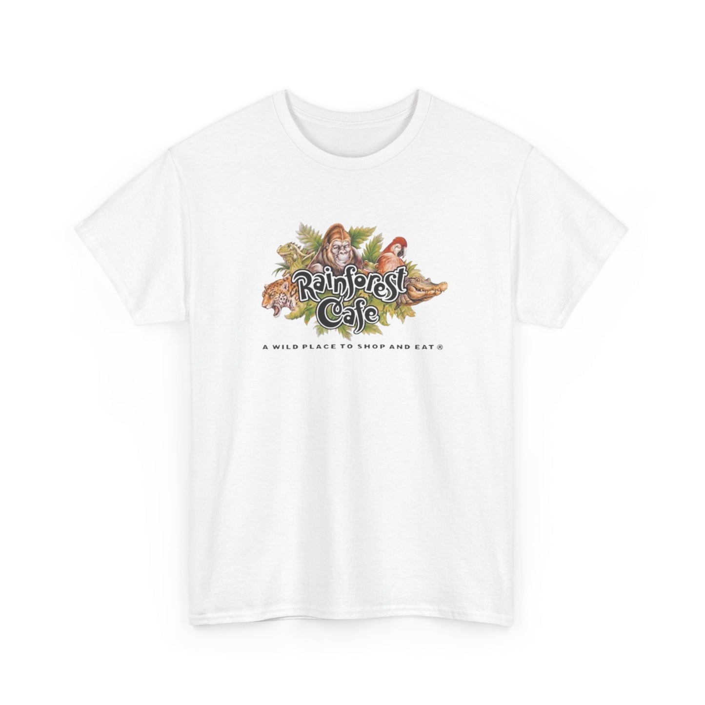 Rainforest Cafe Retro Graphic T Shirt S-5XL NEW Unisex Heavy Cotton Tee