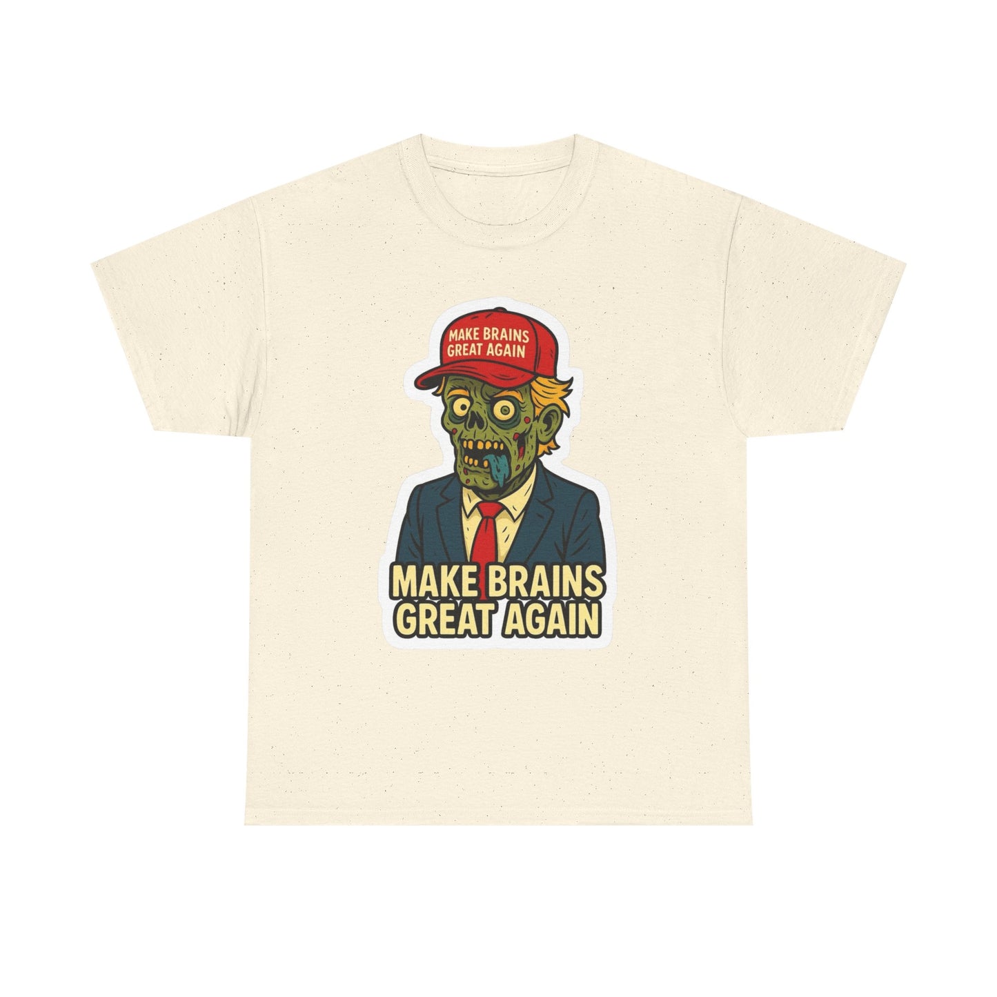 Make Brains Great Again Graphic T Shirt NEW Adult Cotton