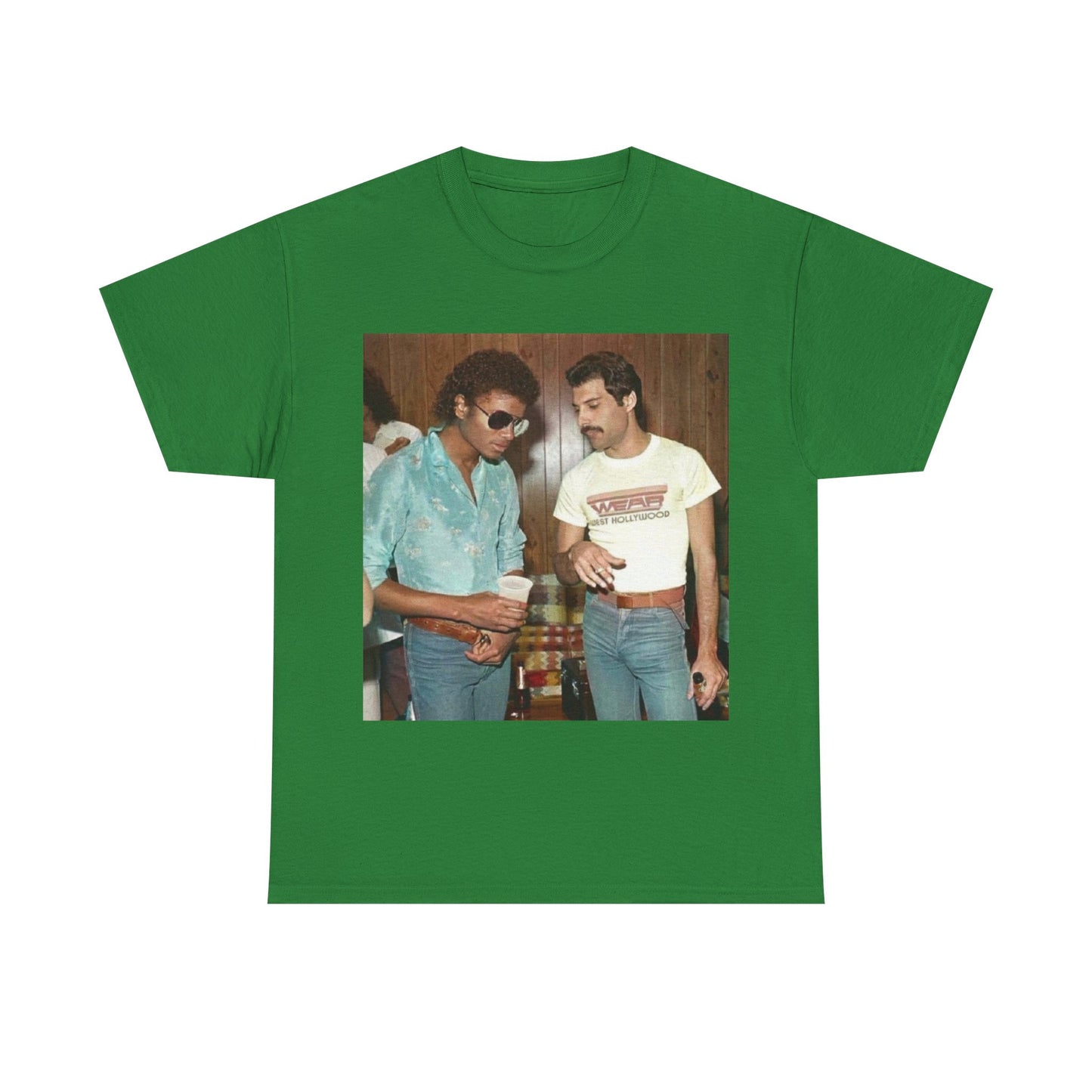 Michael jackson Queen tshirt vintage 80s retro graphic Unisex Heavy Cotton Tee
