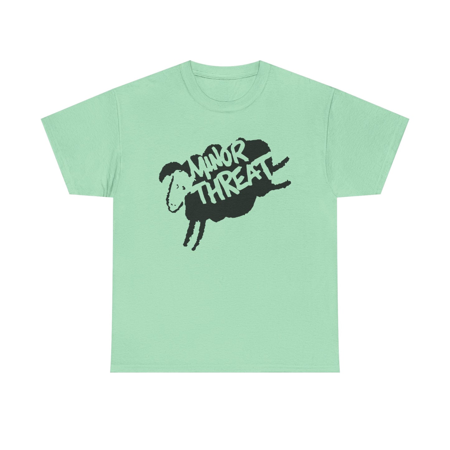 Minor Threat Sheep Graphic T Shirt Unisex Heavy Cotton Tee