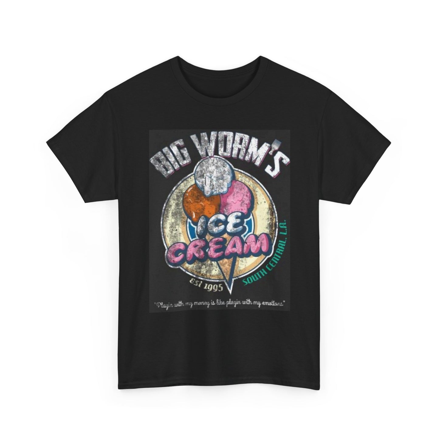 Big Worms Graphic T Shirt Friday Movie Poster Funny Unisex Heavy Cotton Tee