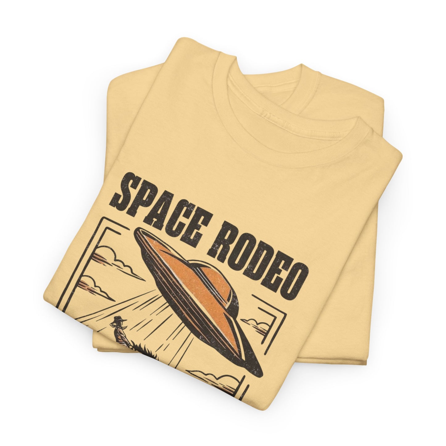 Space Rodeo Cowboy Graphic T Shirt Heavy Cotton Tee NEW ADULT UNISEX