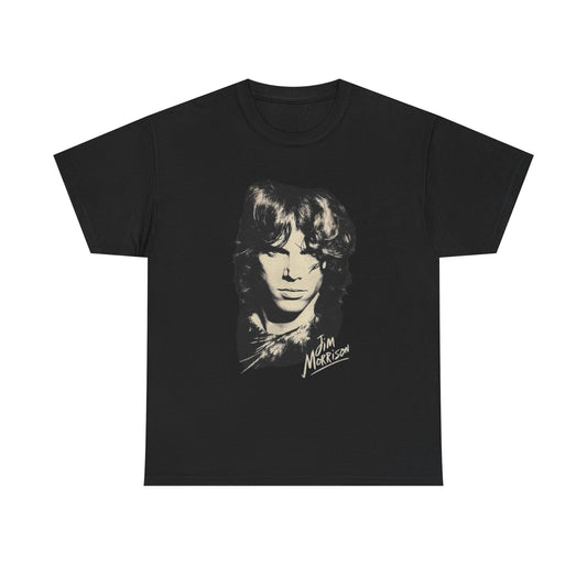 Jim Morrison Vintage Graphic T Shirt NEW ADULT Heavy Cotton Tee