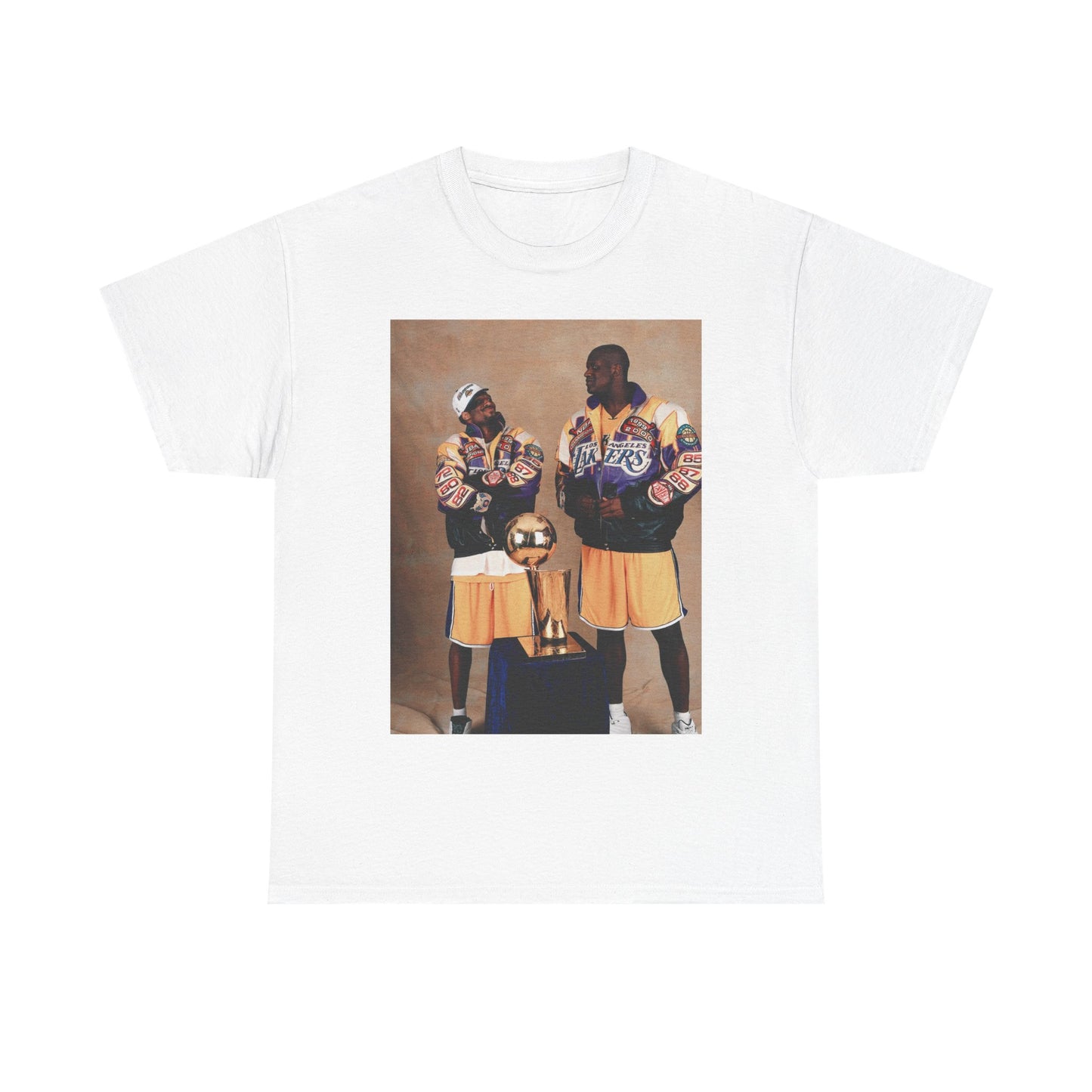 Kobe and Shaq Tshirt Vintage Lakers Championship Retro Dunk Unisex Heavy Cotton