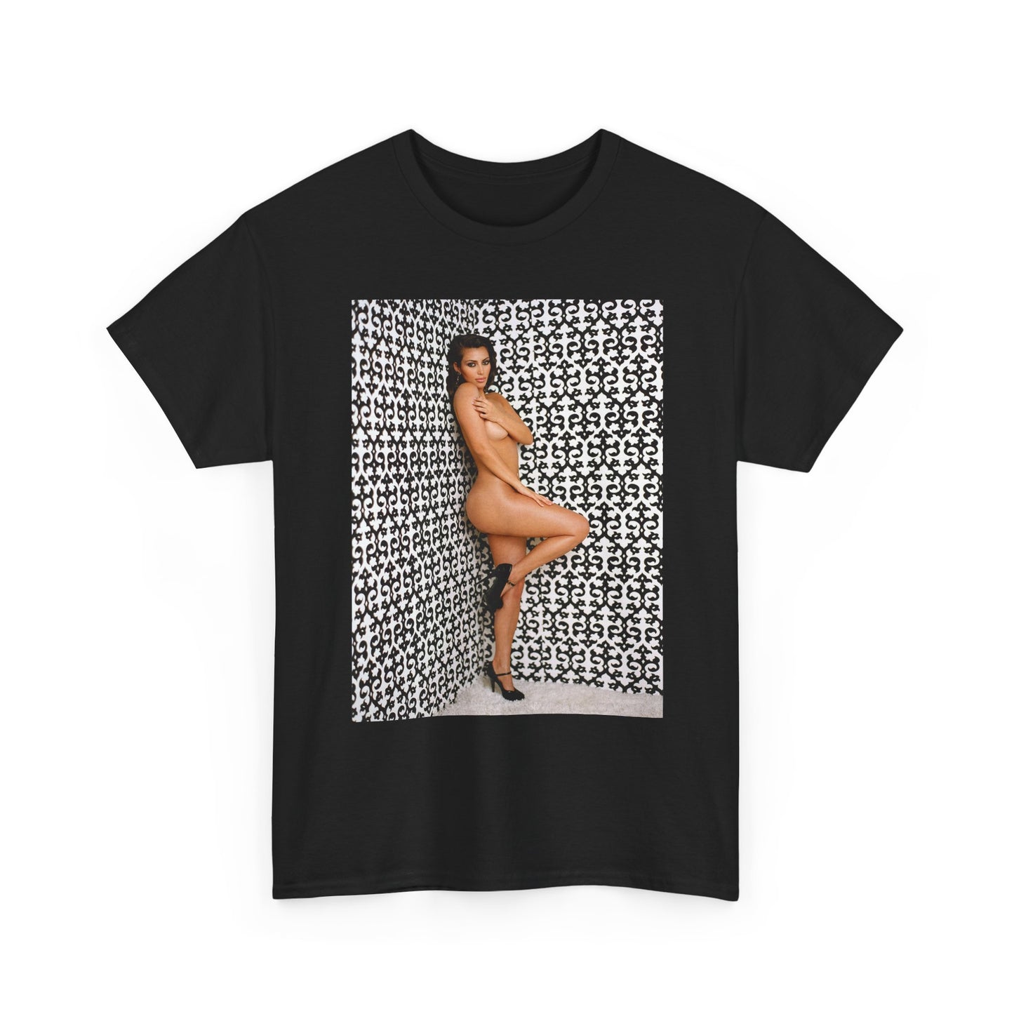 Kim Kardashian Graphic T Shirt Retro Vintage Model Unisex Heavy Cotton Tee