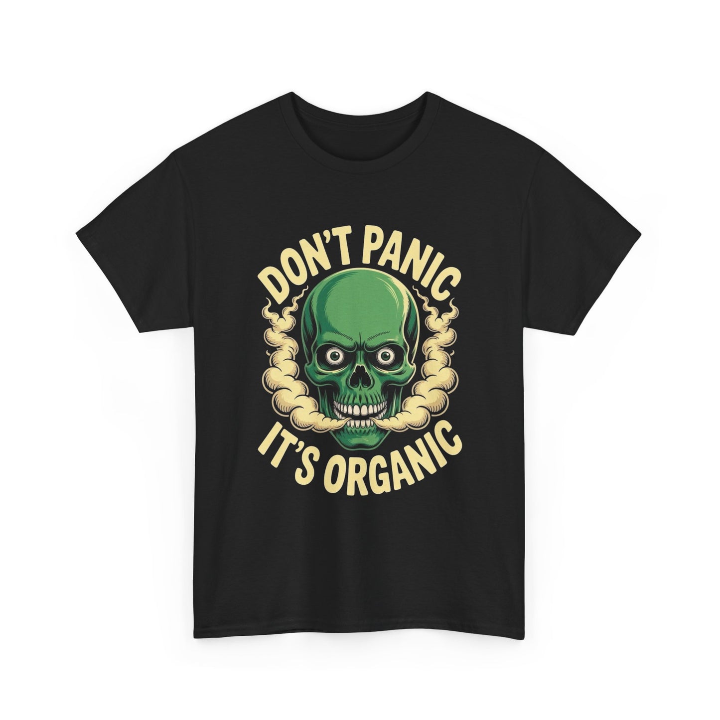 Don't Panic Its Organic T Shirt Graphic Unisex Heavy Cotton Tee NEW GIFT
